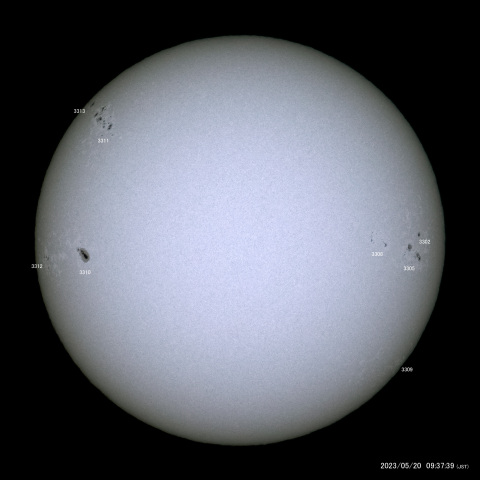 太陽黒点 (2023/05/20)