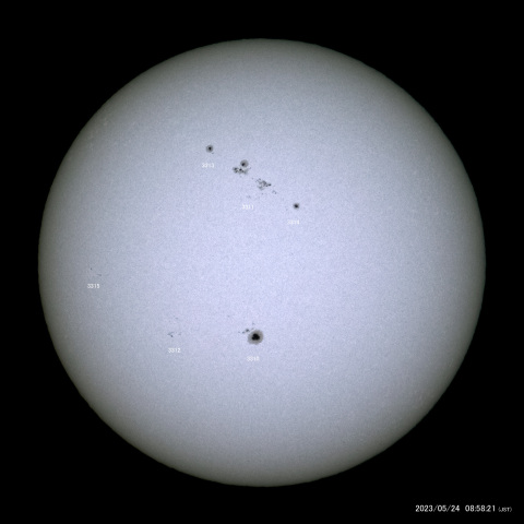 太陽黒点 (2023/05/24)