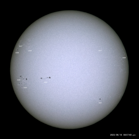 太陽黒点 (2023/06/16)