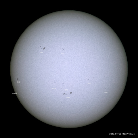 太陽黒点 (2023/07/06)