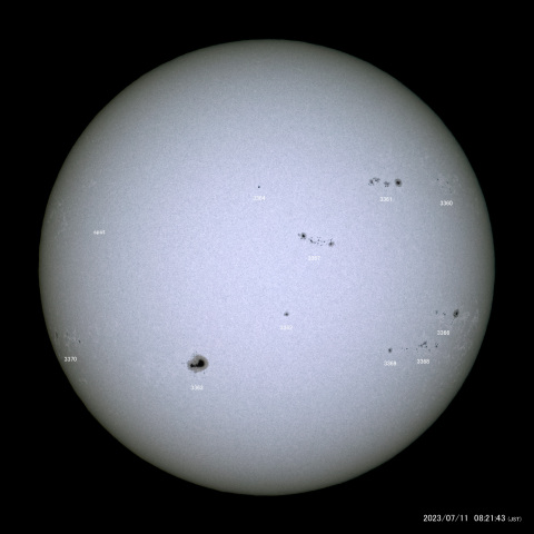 太陽黒点 (2023/07/11)