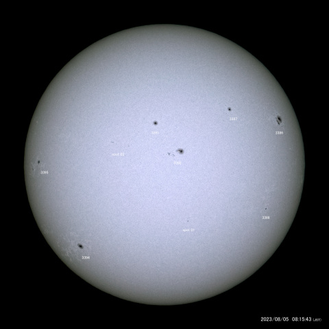 太陽黒点 (2023/08/05)