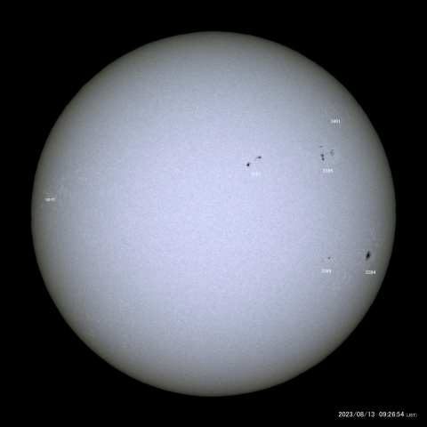 太陽黒点 (2023/08/13)