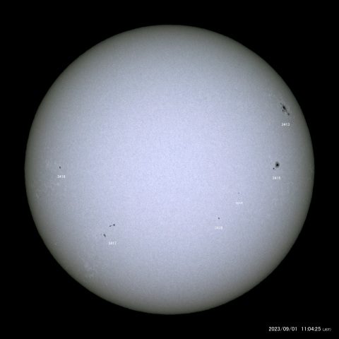 太陽黒点 (2023/09/01)
