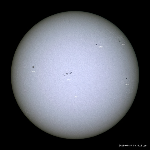 太陽黒点 (2023/09/15)