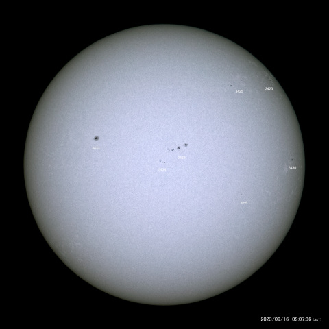 太陽黒点 (2023/09/16)