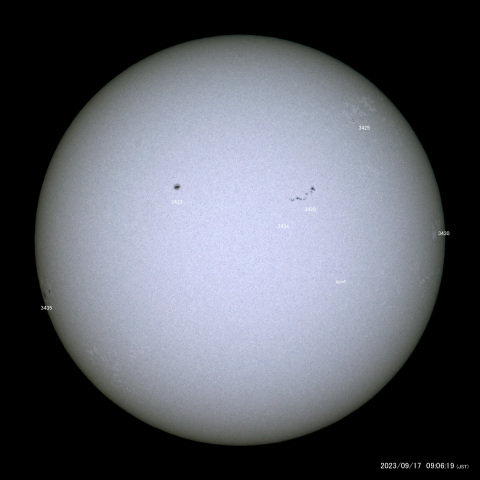 太陽黒点 (2023/09/17)