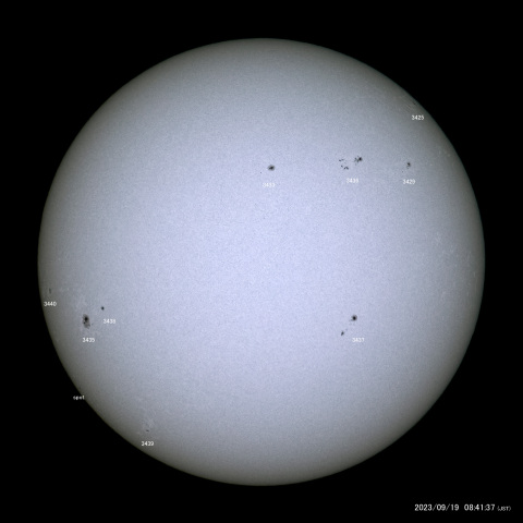 太陽黒点 (2023/09/19)