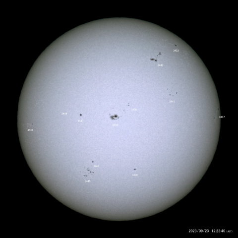 太陽黒点 (2023/09/23)