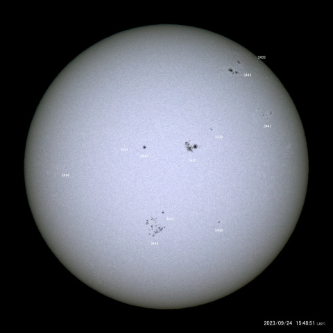 太陽黒点 (2023/09/24)