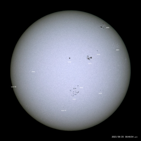 太陽黒点 (2023/09/25)