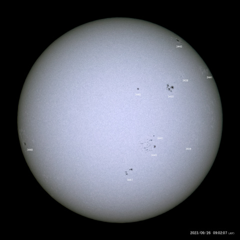 太陽黒点 (2023/09/26)