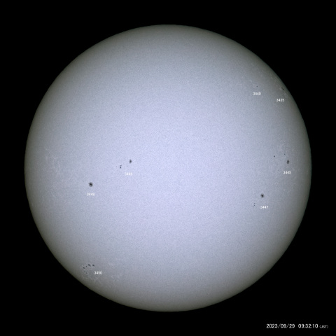 太陽黒点 (2023/09/29)