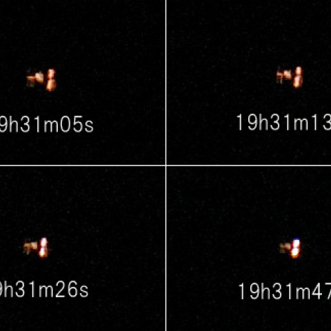 -６等で輝くＩＳＳ