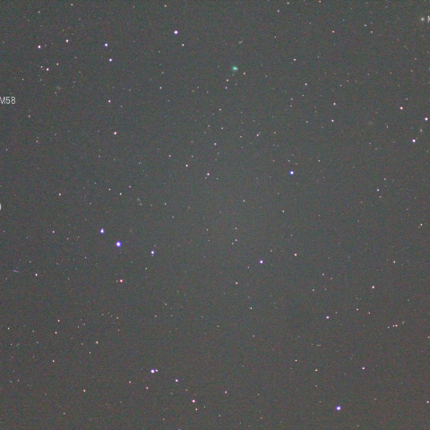 おとめ銀河団通過のエンケ彗星