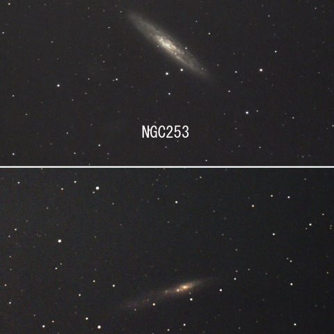 ちょうこくしつ座の銀河