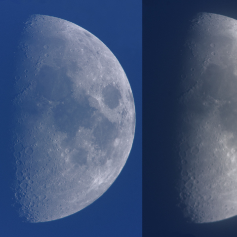 白昼のアルデバラン食