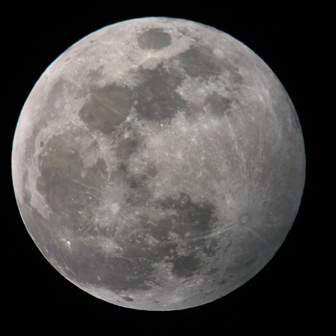 口径76mmによる半影月食