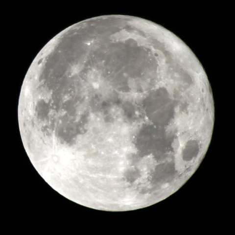 長崎大村で撮影した　スーパームーン