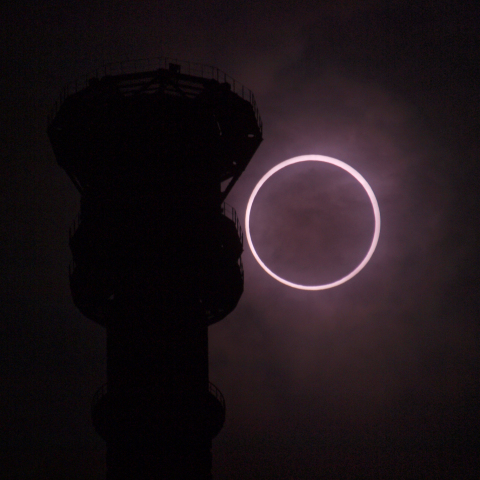 金環日食とスカイツリー