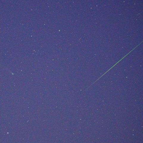 Lovejoy彗星と流星