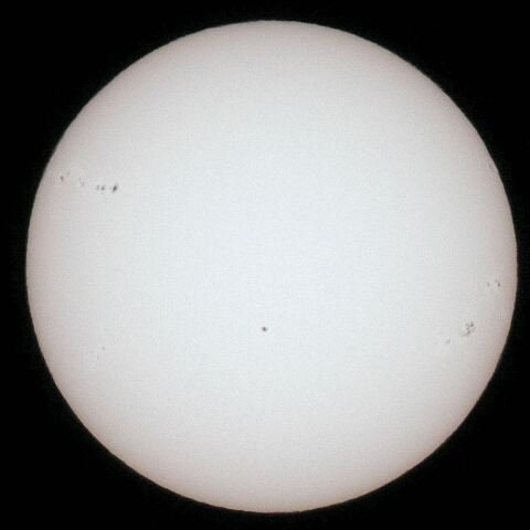 12月20日の太陽黒点