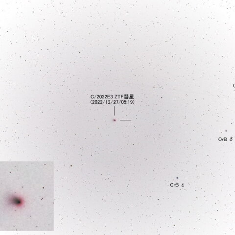 12月27日のC/2022E3 ZTF彗星