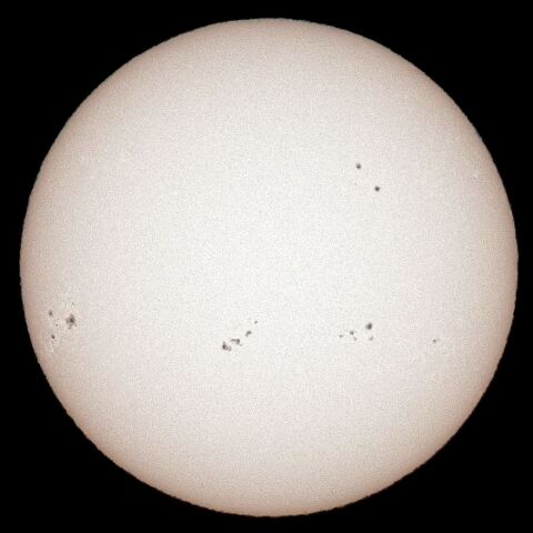 2023年1月7日の太陽黒点