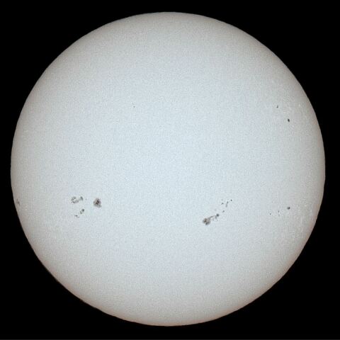 1月9日の太陽黒点