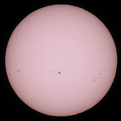 1月11日の太陽黒点