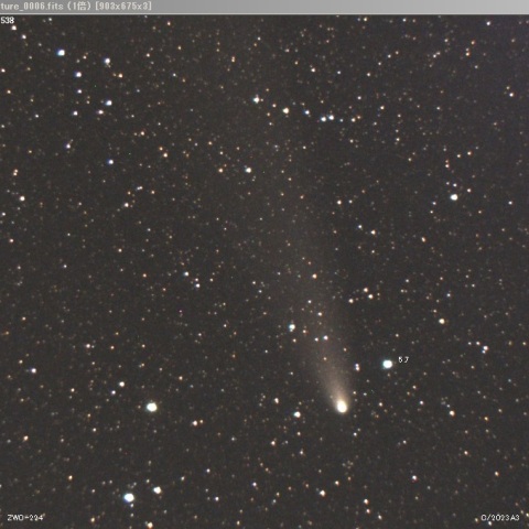 紫金山・アトラス彗星（C/2023 A3）