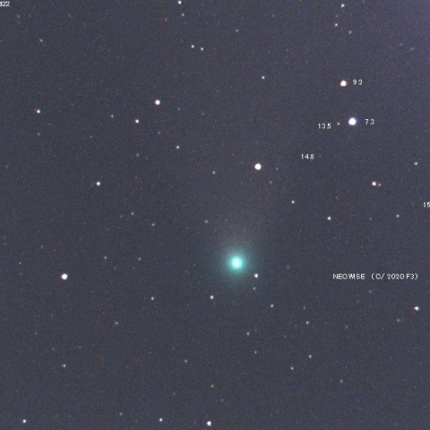 ネオワイズ彗星（C/2020 F3）
