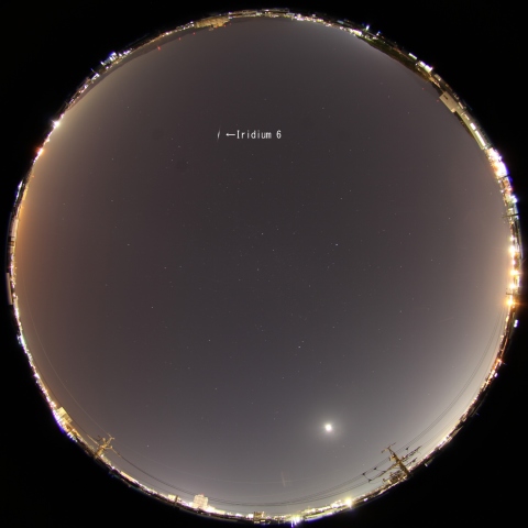イリジウム6によるフレア