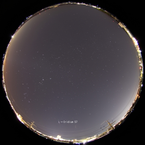 イリジウム45によるフレア