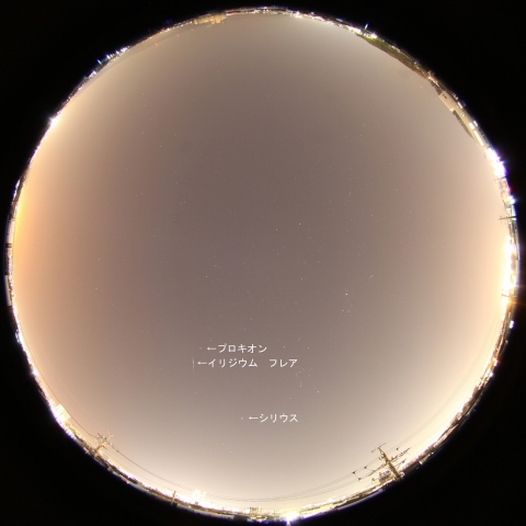 イリジウム86によるフレア