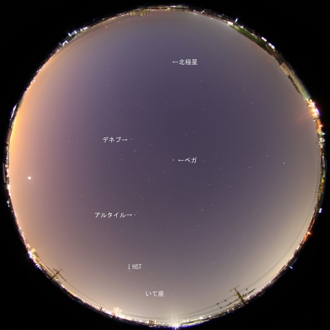 HST（ハッブル宇宙望遠鏡）のフレア