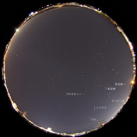 HST（ハッブル宇宙望遠鏡）のフレア