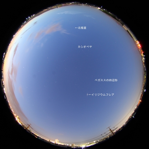 Iridium90によるフレア