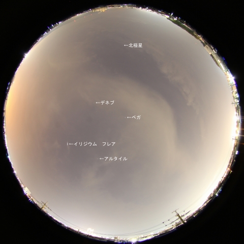 Iridium11によるフレア