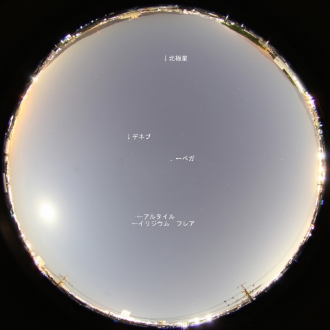 Iridium22によるフレア