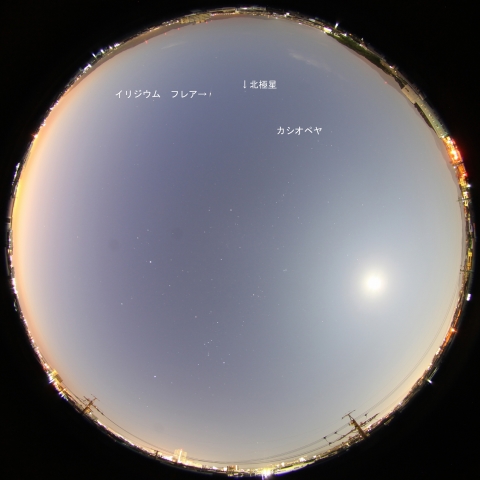 Iridium70によるフレア