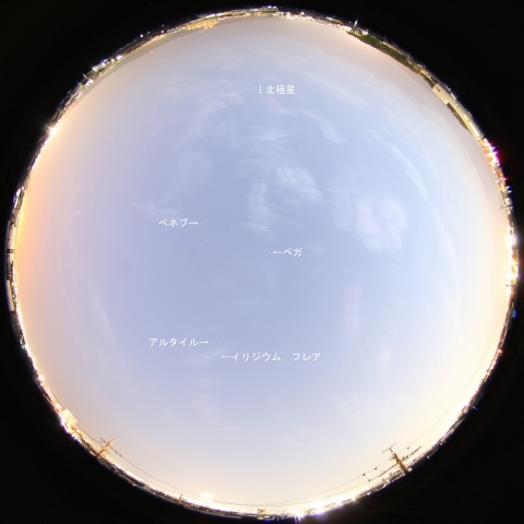 Iridium23によるフレア