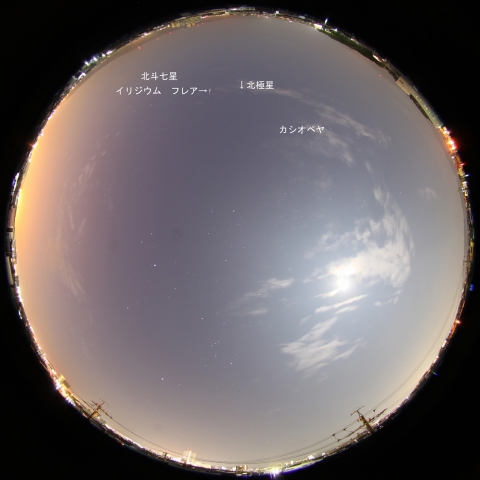 Iridium64によるフレア