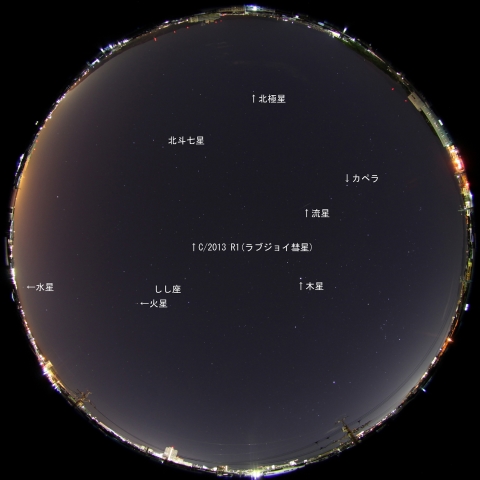 しし群流星とラブジョイ彗星