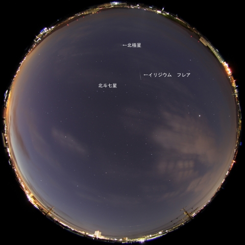 Iridium13によるフレア