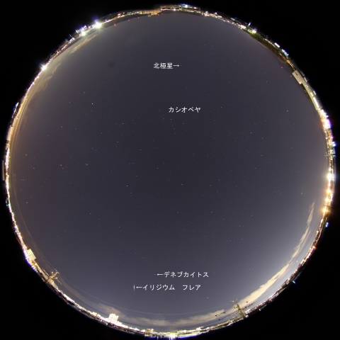 Iridium80によるフレア