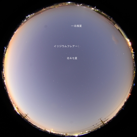 Iridium81によるフレア