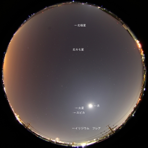 Iridium67によるフレア