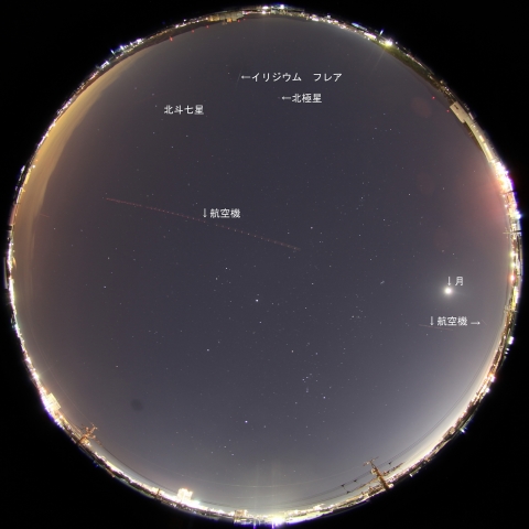 Iridium96によるフレア