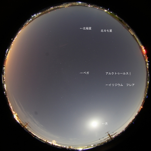 Iridium86によるフレア